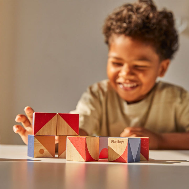 Plan Toys Geo Pattern Cubes