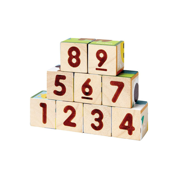 Plan Toys Animal Puzzle Cubes