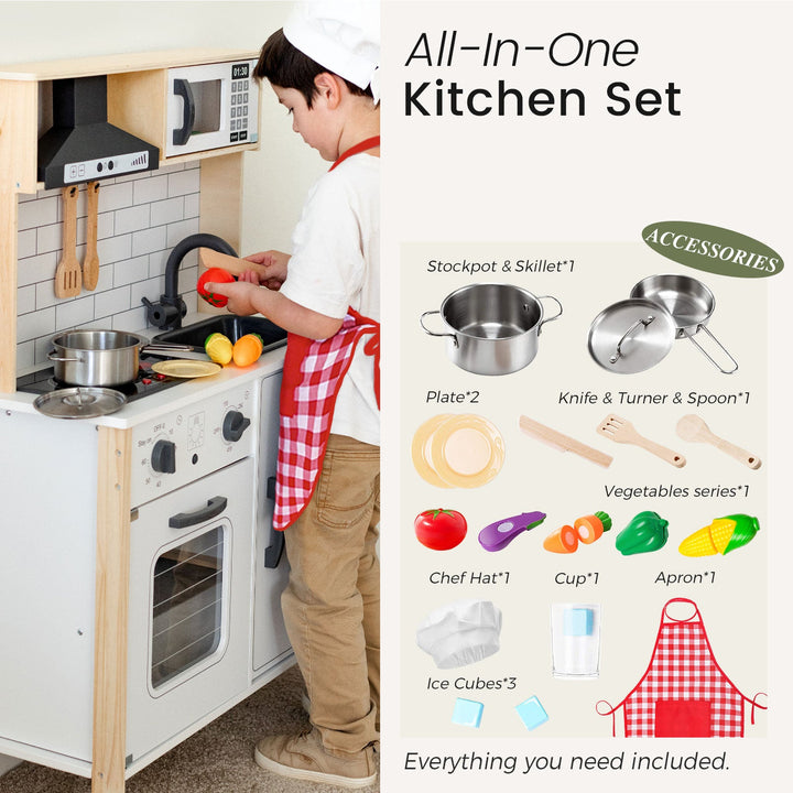 Sale Tiny Land® Interactive Play Kitchen with Sounds &amp; Cookware