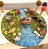 Whimsical Play Mat, made for open-ended, small-world play. · view 3