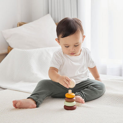 Plan Toys My First Stacking - Modern Rustic