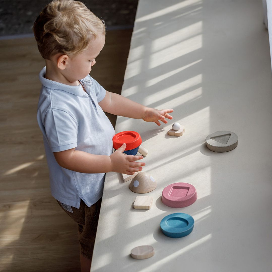 Plan Toys Stacking Rocket - Orchard