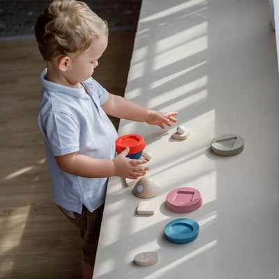 Plan Toys Stacking Rocket - Orchard