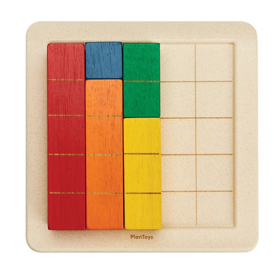 Plan Toys Colored Counting Blocks, Unit Plus