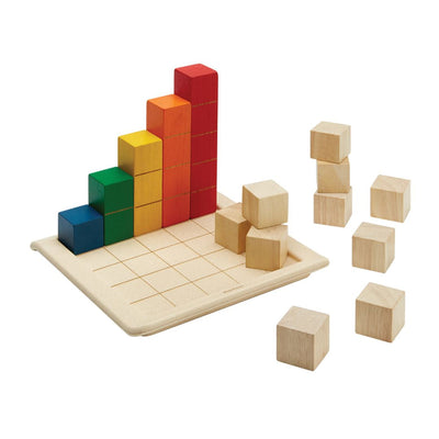 Plan Toys Colored Counting Blocks, Unit Plus