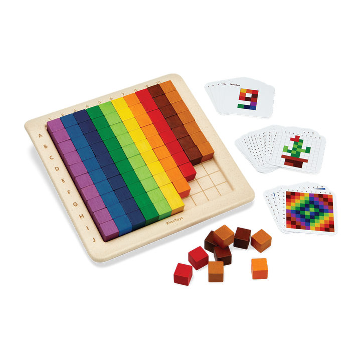 Plan Toys 100 Counting Cubes - Unit Plus