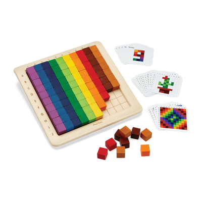 Plan Toys 100 Counting Cubes - Unit Plus