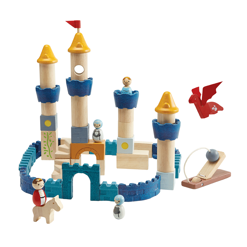 Plan Toys Castle Blocks, Orchard