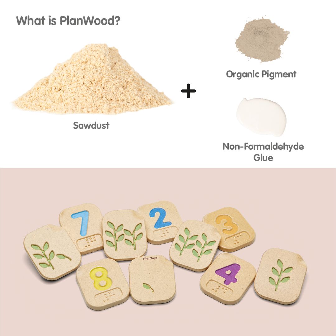 Plan Toys Braille Numbers 1-10