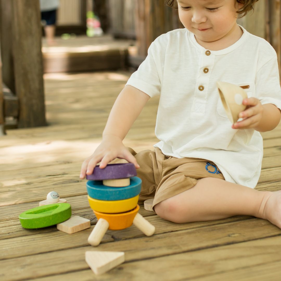 Plan Toys Stacking Rocket