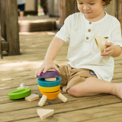 Plan Toys Stacking Rocket