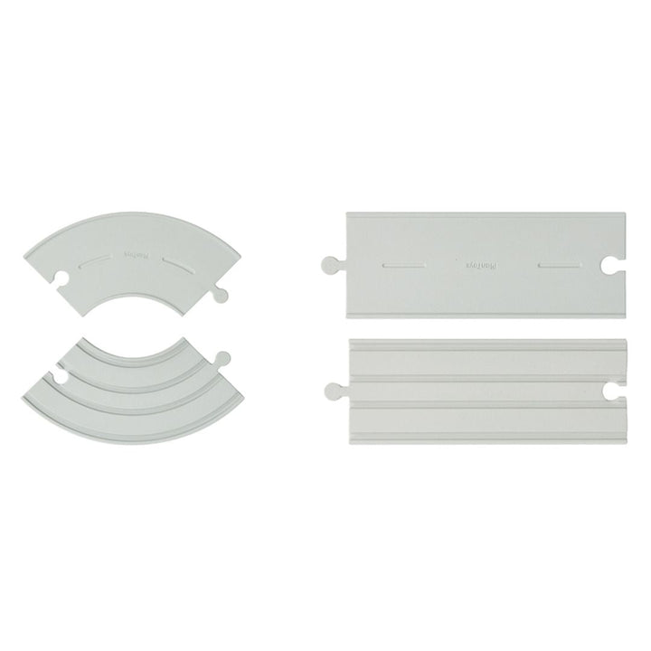 Plan Toys Rubber Road &amp; Rail Expansion Tracks - Set C