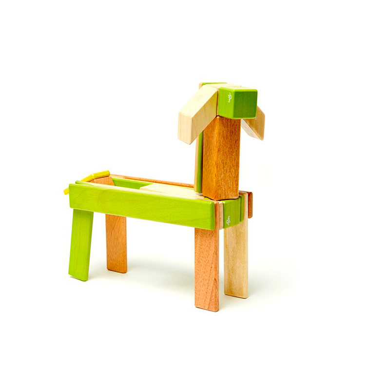 24-Piece Set <br>Magnetic Wooden Blocks <br>Tegu Classics