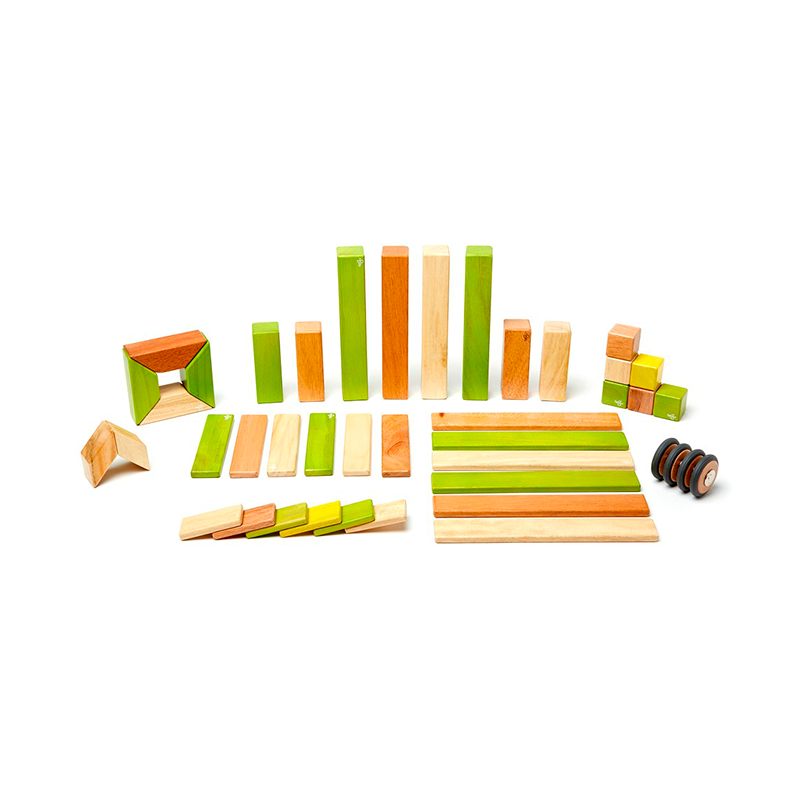 42-Piece Set <br>Magnetic Wooden Blocks <br>Tegu Classics