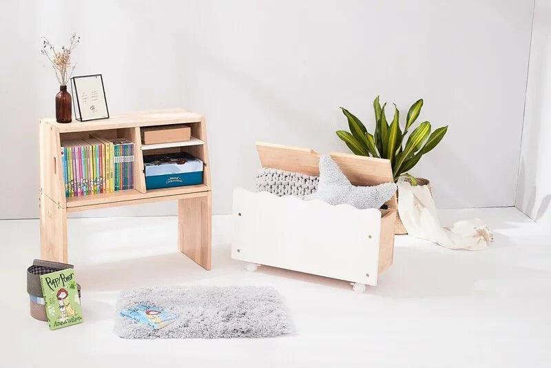 Calla Lid Toy Storage Cabinet - 2-in-1 Storage Box &amp; Bench