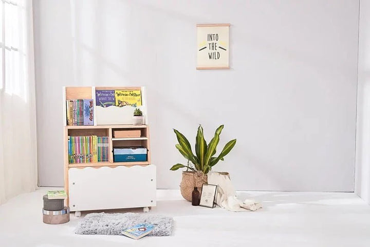 Calla Lid Toy Storage Cabinet - 2-in-1 Storage Box &amp; Bench