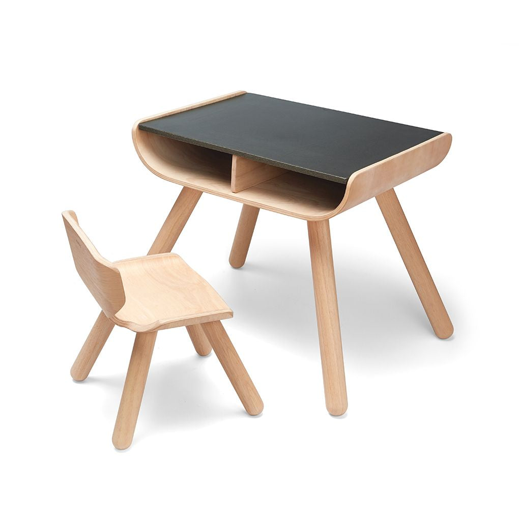 Plan Toys Table &amp; Chair, Black