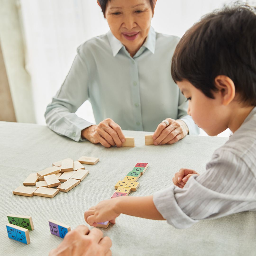 Plan Toys Stacking Rocket - Orchard