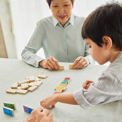 Plan Toys Stacking Rocket - Orchard