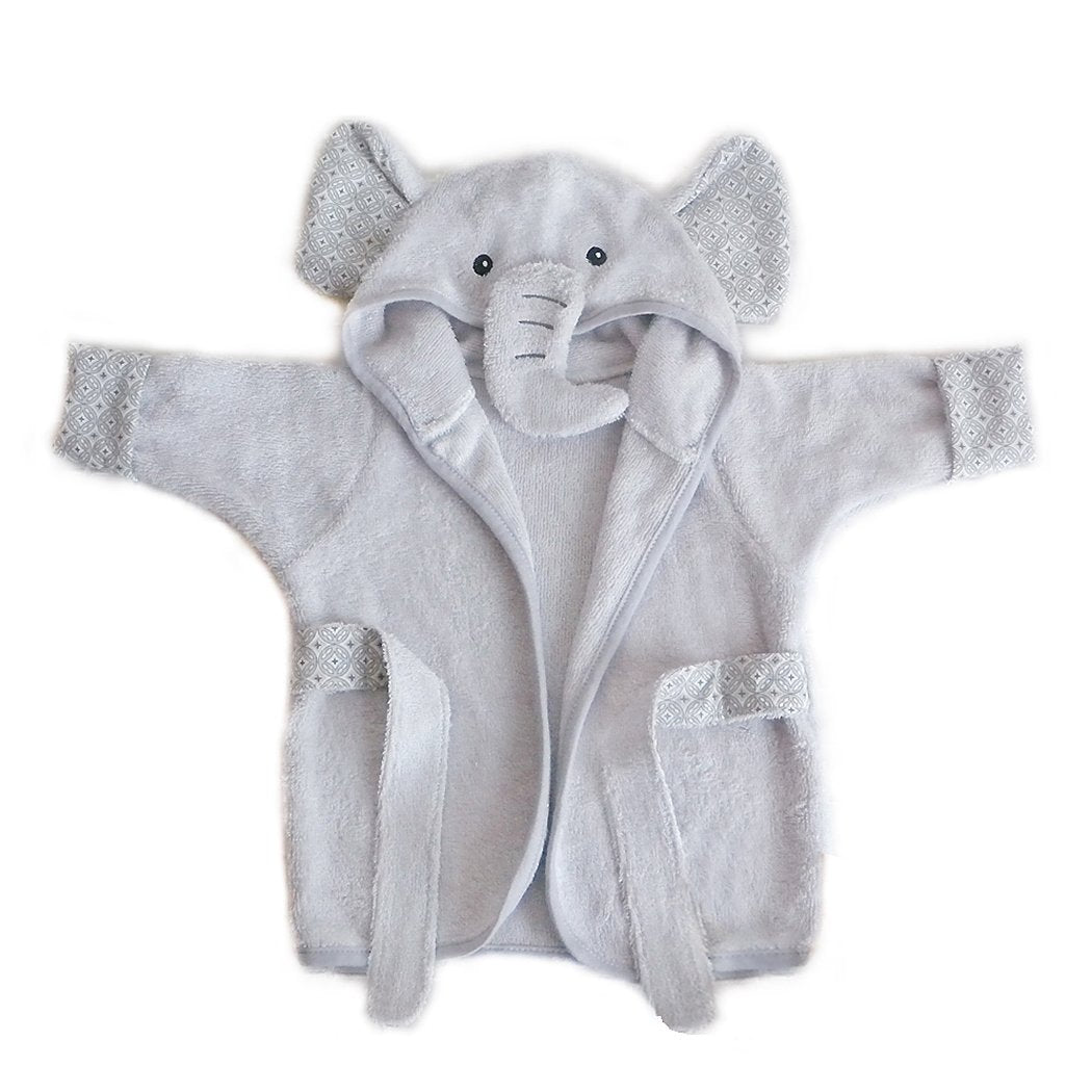 Elephant  Bamboo Terry Baby Robe