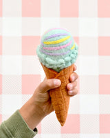 Felt Ice Cream Set, Waffle Cones and 9 Ice Cream Scoops · view 6