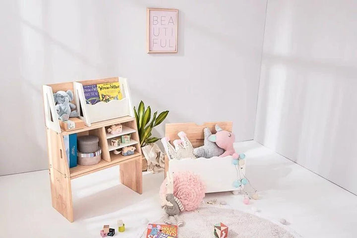 Calla Lid Toy Storage Cabinet - 2-in-1 Storage Box &amp; Bench