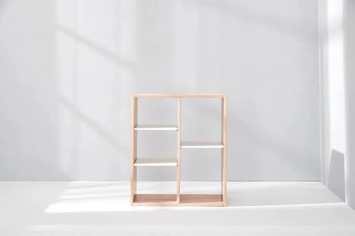Calla 3 Adjustable Shelf Storage Unit with Hanging Rail