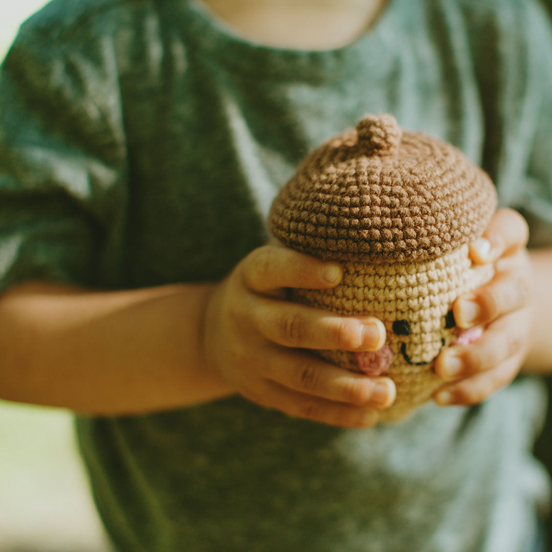 Pretend Play Food Rattle - Acorn