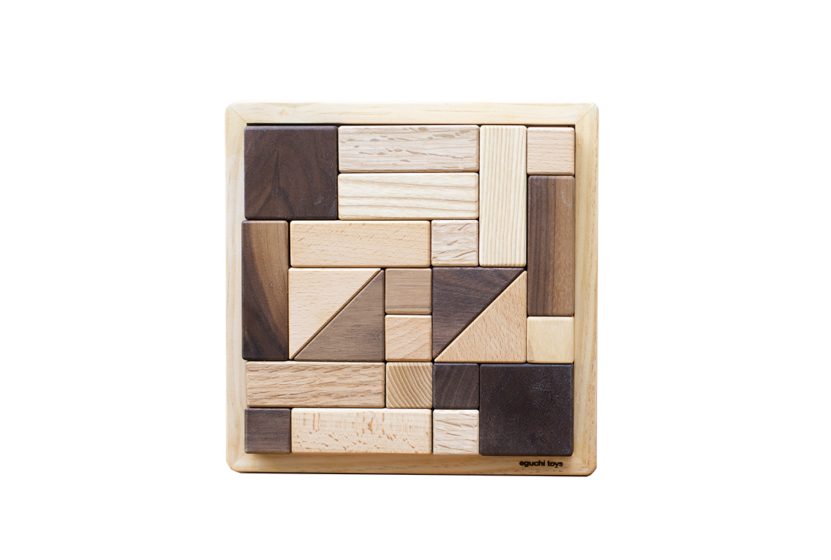 Eguchi Toys Tangram Puzzle Blocks, Mini