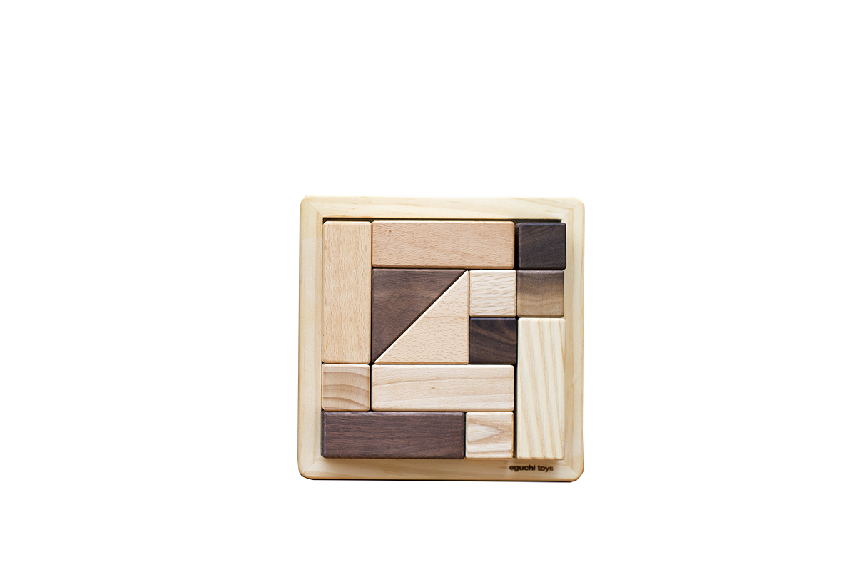 Eguchi Toys Tangram Puzzle Blocks