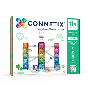 Connetix Ball Run Bright Pack 114 pieces, box front