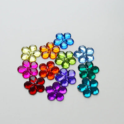 Pre-Order Bauspiel Flower Sparkling Stones, 60-Piece Set