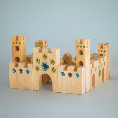 Pre-Order Bauspiel Large Fairytale Castle, 16-Piece Set