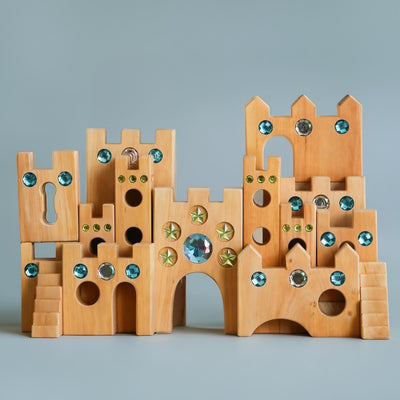 Pre-Order Bauspiel Large Fairytale Castle, 16-Piece Set