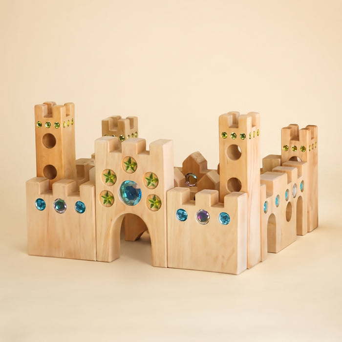 Bauspiel Large Fairytale Castle, 16-Piece Set