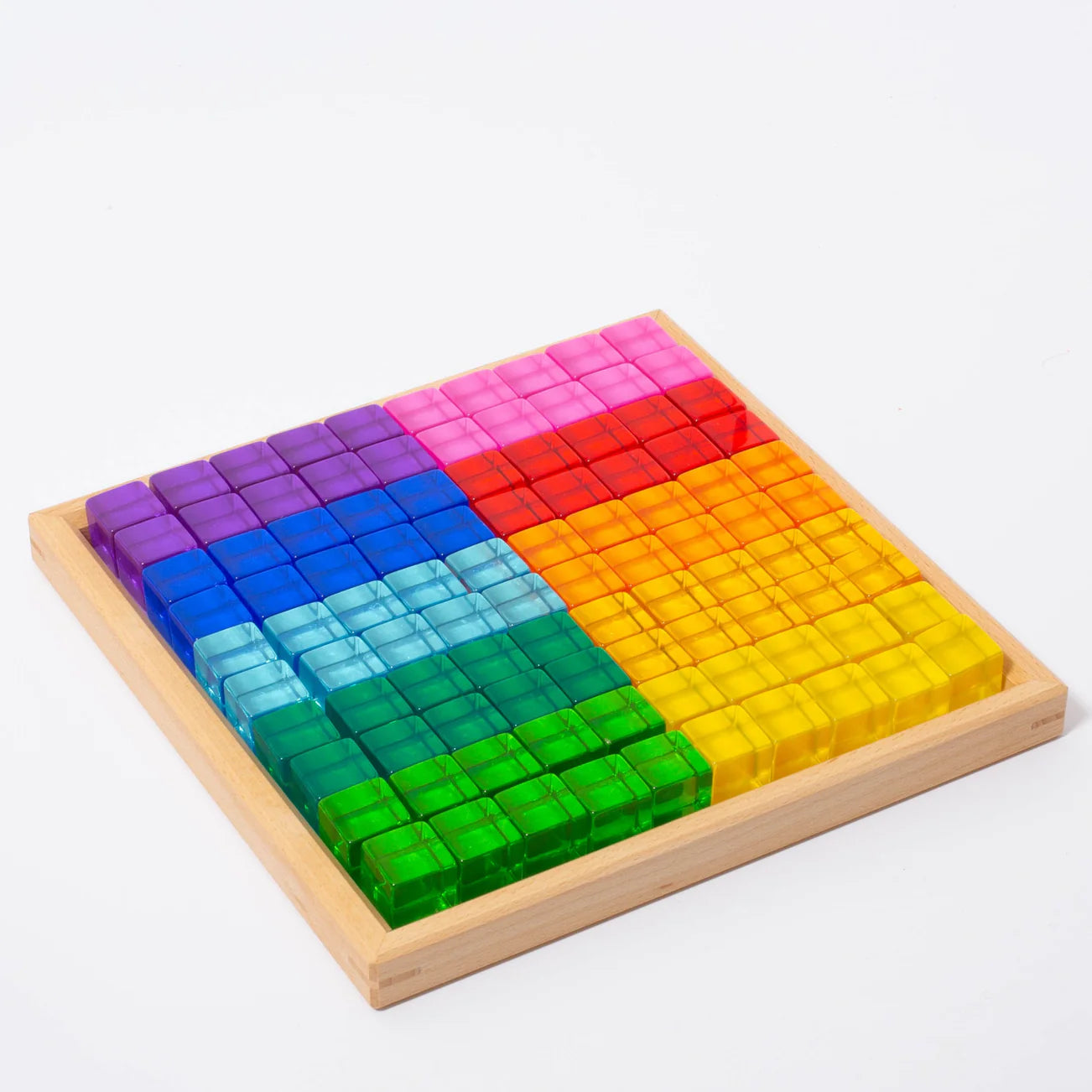 Pre-Order Bauspiel Lucent Cubes, Set of 100