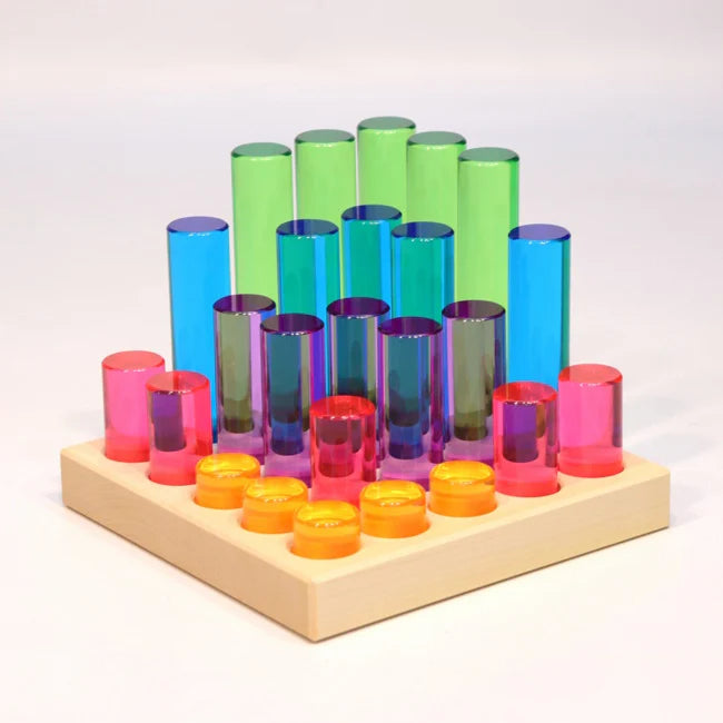 Bauspiel Lucent Pillars, 25-Piece Set