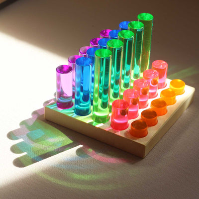 Pre-Order Bauspiel Lucent Pillars, 25-Piece Set