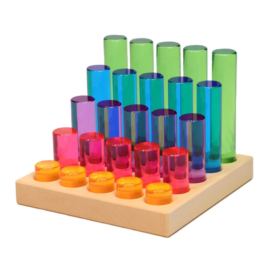 Pre-Order Bauspiel Lucent Pillars, 25-Piece Set