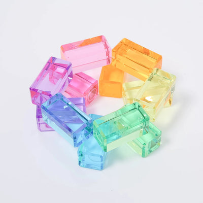 Pre-Order Bauspiel Luminous Blocks, Pastel, 12-Piece Set