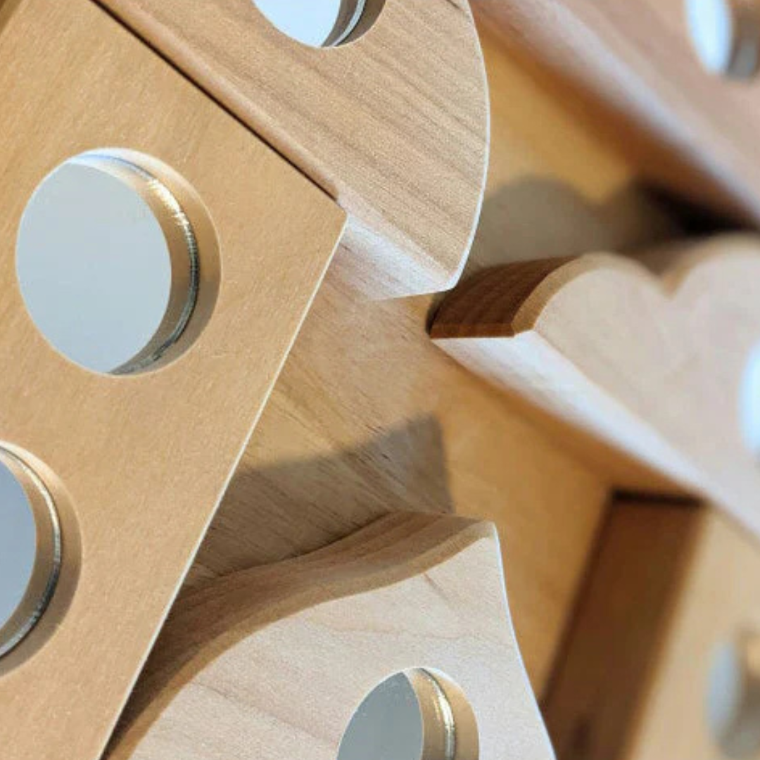 Pre-Order Bauspiel Mirror Blocks, 12-Piece Set