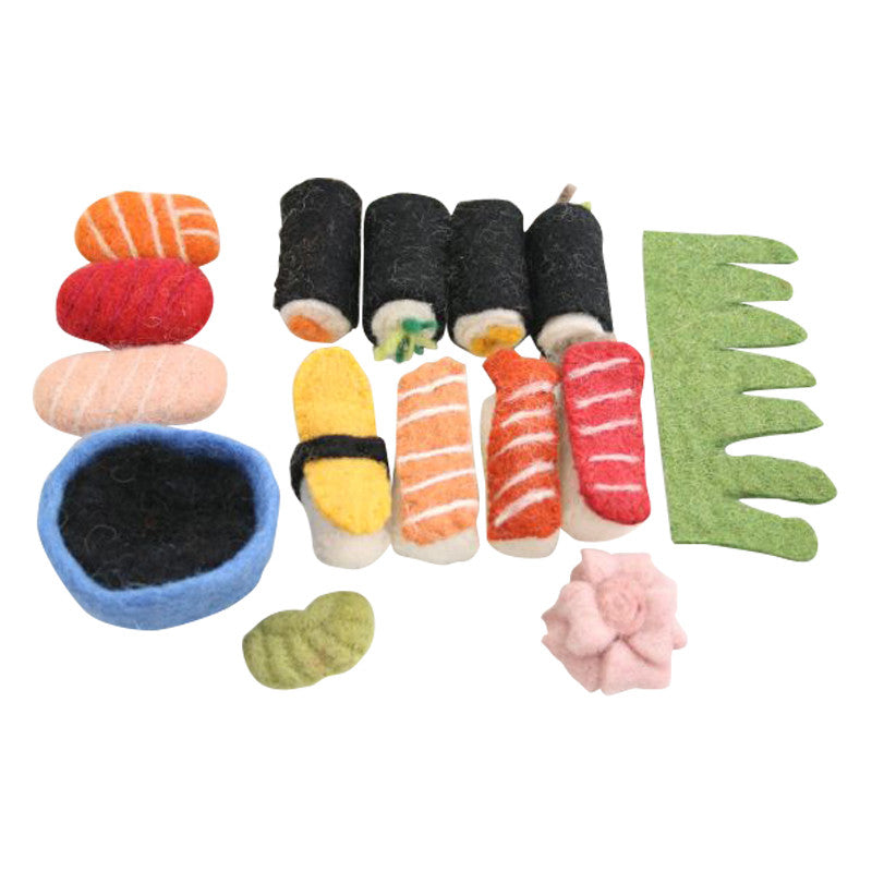 Papoose Felt Sushi Bento Box, Set of 15
