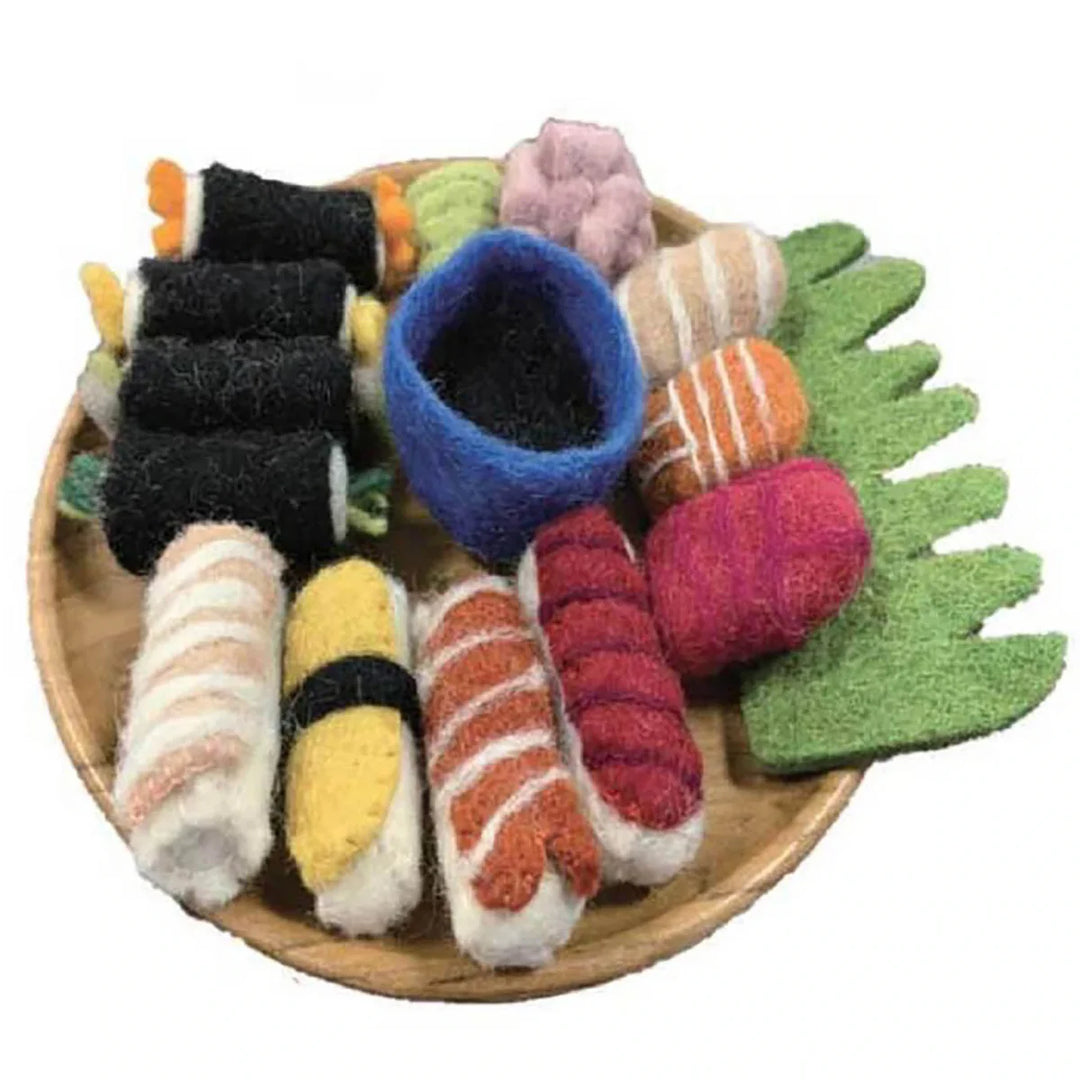 Papoose Felt Sushi Bento Box, Set of 15