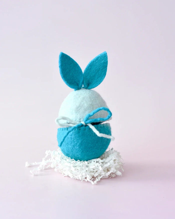 Sale Blue Easter Egg Cover with Bunny Ears