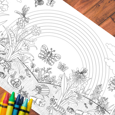 Bugs Coloring Tablecloth