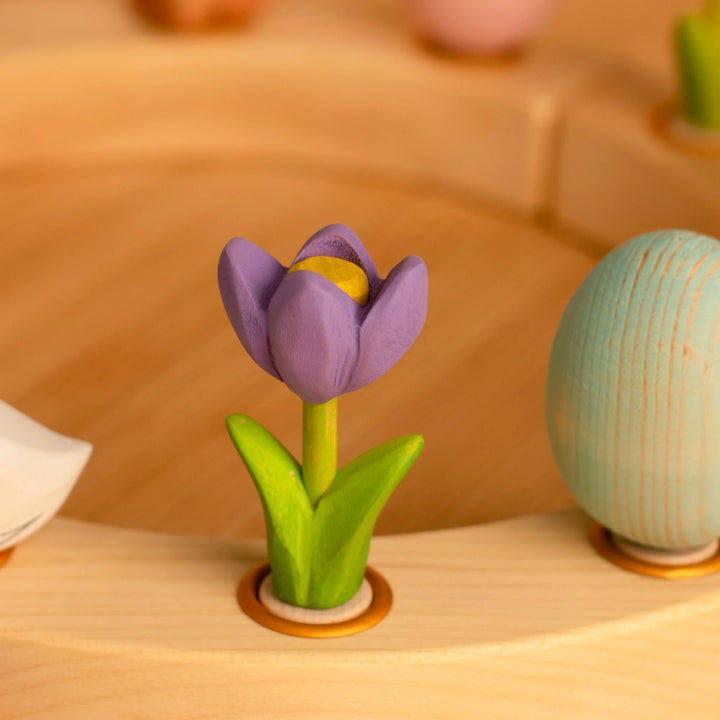Bumbu Toys Wooden Easter Celebration Ring Set