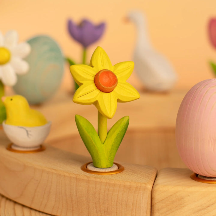 Bumbu Toys Wooden Easter Celebration Ring Set