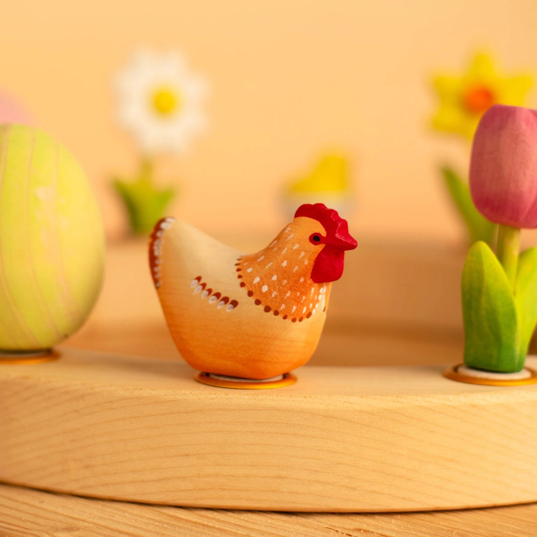 Bumbu Toys Wooden Easter Celebration Ring Set