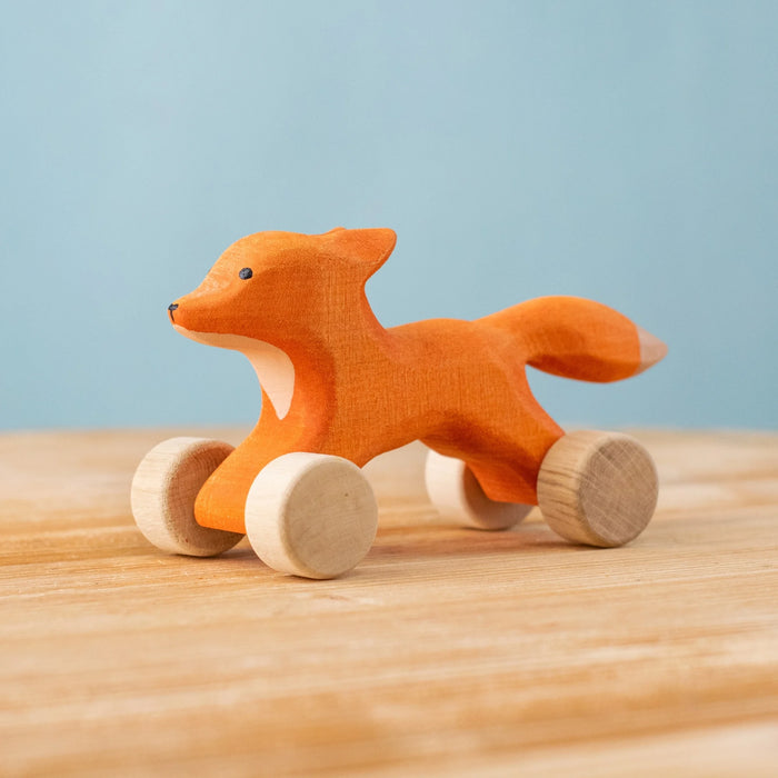 Bumbu Wooden Fox Push Toy