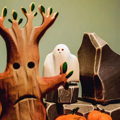 Bumbu Wooden Halloween Ghost